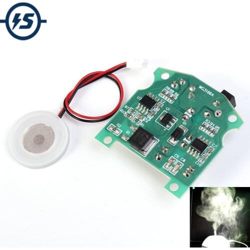 Medical Beauty Spray Atomizer Transducer USB Ceramic Humidified Plate Parts +PCB Module 20mm 113KHz Ultrasonic Mist Maker D20mm