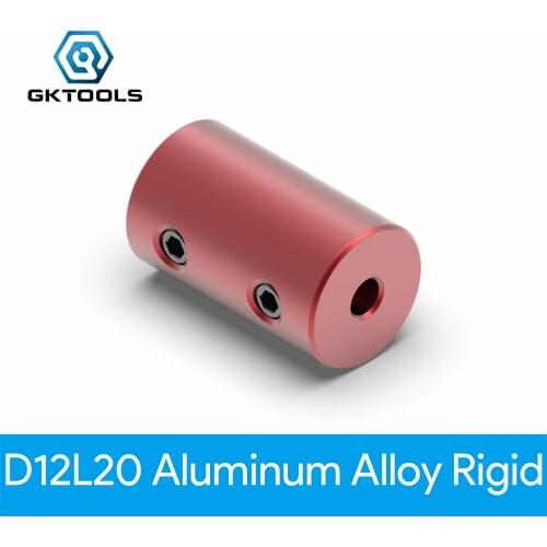 GKTOOLS D12L20 Aluminum Alloy Couplings Bore 5x5mm 5x8mm 8x8mm Red Flexible Shaft Coupler 3D Printers Stepper Motor Parts