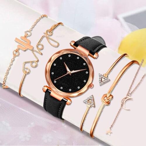 MULILAI Ladies Watch With Leather Strap