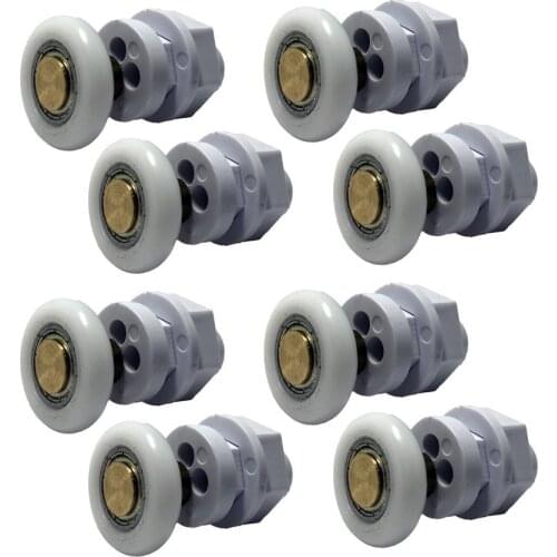 Set of 8 Shower door rollers 301-12-25-8