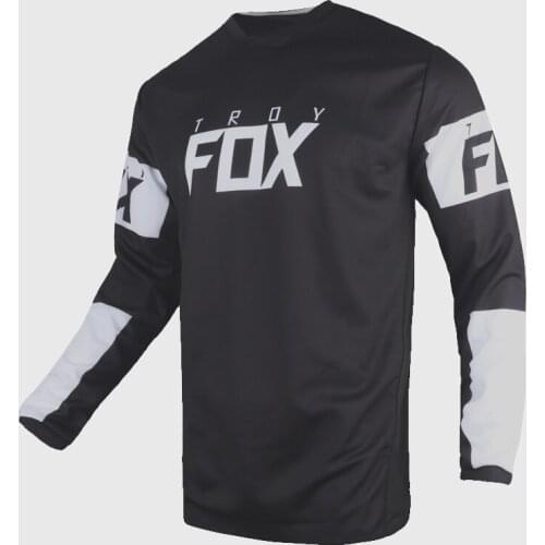 NEW ATV 180 Race Motorbike MX Dirt Bike Mountain Bicycle Offroad Street Moto Riding Long Sleeve Mens White black Jersey