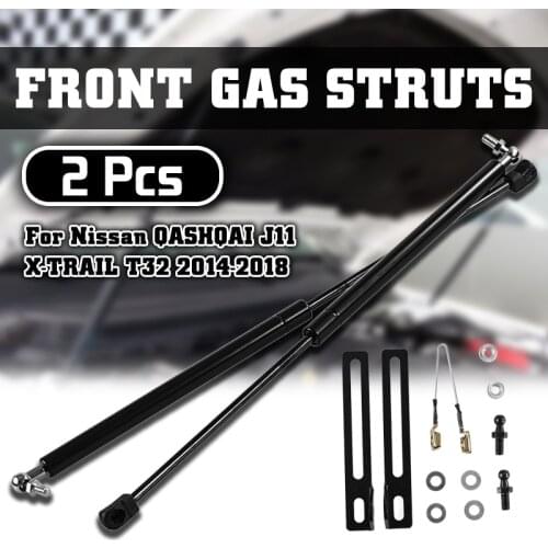 Car Front Engine Hood Lift Supports Props Rod Arm Gas Springs Shocks Strut For Nissan QASHQAI J11 X-TRAIL T32 2014-2018