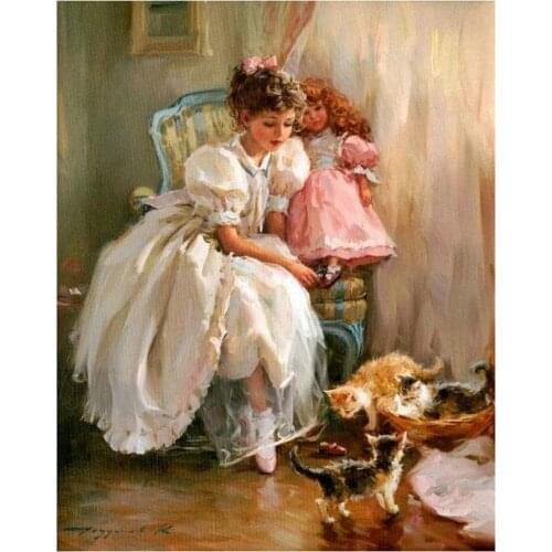 Full square Diamond Embroidery Ballet girl Diy Diamond Painting cross stitch Rhinestones Diamond mosaic picture Needlework