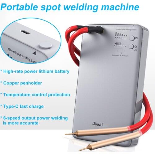 QianLi Macaron Portable Spot Welding Machine Micro Spot Welder Mobile Phone Battery Flex Replacement Repair PEN Tool