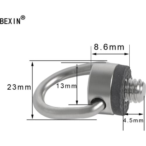 1/4" Split Ring Camera Screw Bolt for camera Handgrip Neck Strap Free shipping