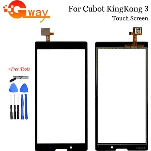 For Cubot King Kong 3 Touch Screen Glass Digitizer Front Glass Parts For KingKong3/ King Kong3/KingKong 3 Touch Panel +Tools