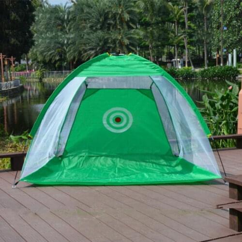 2M Golf Practice Net Tent Indoor Outdoor Foldable Hitting Cage Practice Target Grassland Garden Golf Training Equipment Mesh