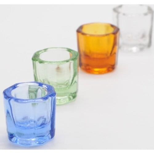 Dentistry Mixing Bowls Glass Dappen Dish Household Octagonal Cups Reconcile Cup For Dental Lab