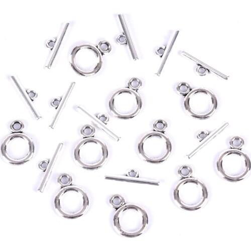 NEW Stainless Steel DIY Jewelry Clasp Toggle Clasps End Connectors Necklace Bracelet Parts Accessories Findings Clasp