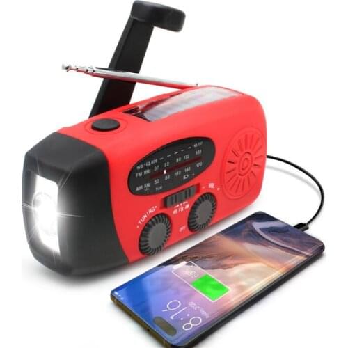 30pcs AM/FM/WB Solar Radio light Emergency Solar Hand Crank Power 3 LED Flashlight Electric Torch Dynamo Bright Lighting Lamp#65