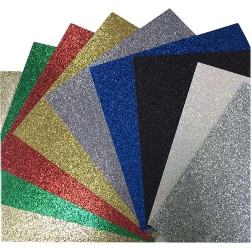 30 Piece 12*12 Inch 300gsm Paper Cardboard Colorful Glitter Paper Crafts Sheet For Children Craft