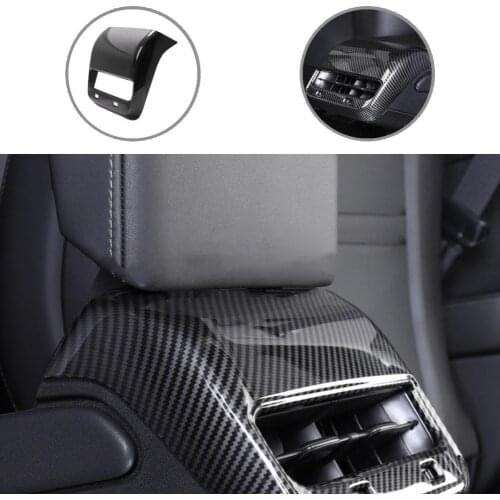 Spare Parts Glossy Decorative Rear Air Vents Cover for Model 3 19-21