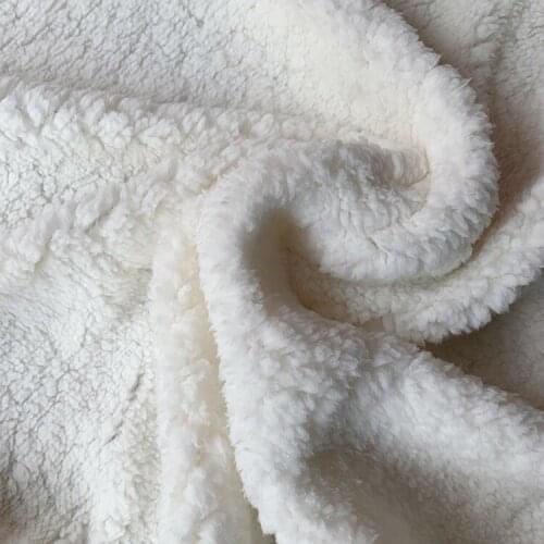 50*160cm Cotton Velvet Shu Cotton Velvet Lamb Velvet Plush Fabric Toy Clothing Lining Blanket Pajamas Handmade DIY Fabric