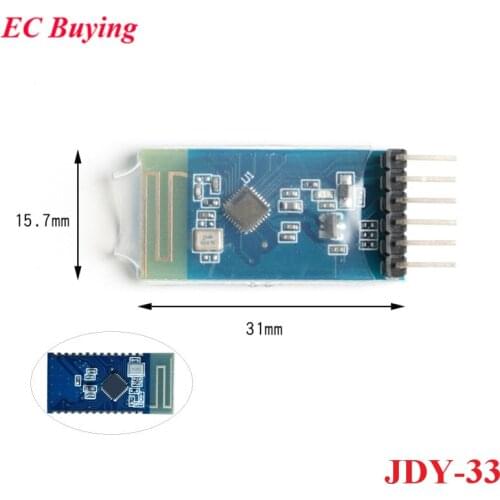 JDY-33 Slave Dual Mode Bluetooth 3.0 SPP BLE 4.2 JDY-18 SPP-C Compatible with HC-05 HC-06 HC 05/06 Bluetooth Module JDY33 JDY 33
