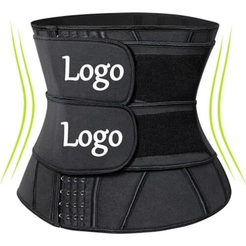 13 Steel Boned Waist Trainer Logo Print Tummy Slimming Shaper Girdles Weight Loss Shapewear Modeling Belt Body Shaper Corset