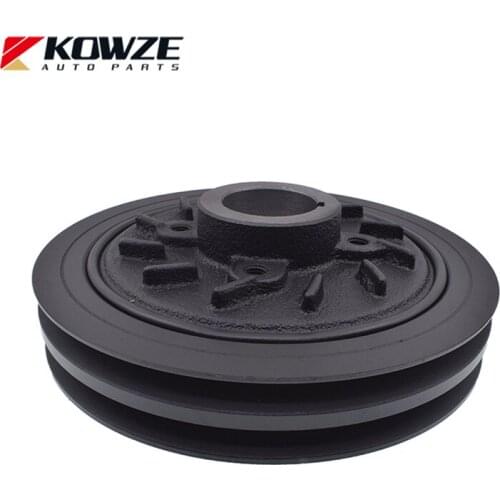 KOWZE Engine Crankshaft Pulley MD110165 fit for Mitsubishi L200 L300 4D56 K64T K74T K94W 4D56 23124-42000 2312442000