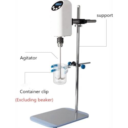 Overhead agitator laboratory powerful speed regulation timing reversal high power testing machine
