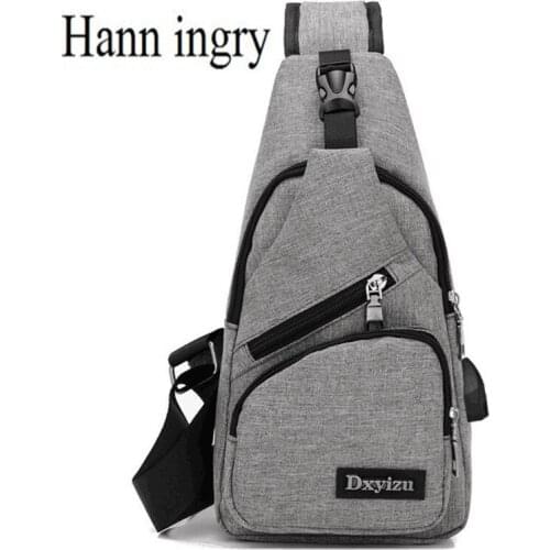 HANN INGRY Chest Bags Anti-thieves Advanced Oxford Leisure Fashion Handbags Large Capacity Multifunctional Bags Hot Sell H70D