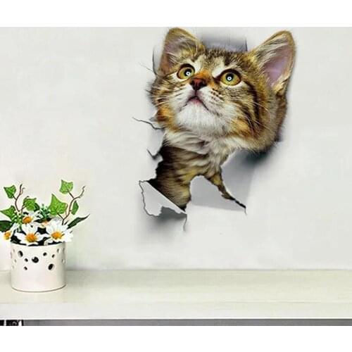 Wall paste wall hole shielding paste decor wall patch sticker cabinet toilet refrigerator sticker home childrens room decor