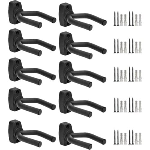 New 10Pcs Guitar Accessories Guitar Hook Short Hook Ukulele Wall Hook Guitar Wall Guitar Metal Hanger
