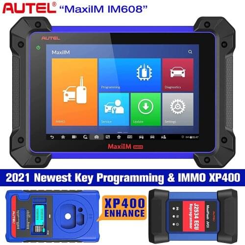 Autel MaxiFlash ECU Programmer, IM608 XP400 Key Programming Car Diagnostic All Systems Diagnostic auto Batter Than launch x431