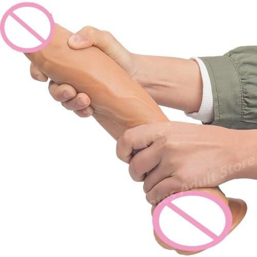Real Skin Feel Soft Dildo Suction Cup Realistic Penis Big Dick Sex Toys For Woman Products Strapon Dildos For Women Masturbation