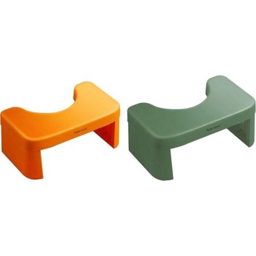 Folding Portable Toilet Stool Step Stool Bathroom Furniture Auxiliary Safety Stool Child Squatting Pan