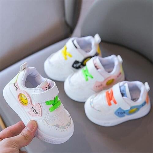 Disney girls shoes sneakers in the autumn of 2021 the new childrens casual sandals fashion boy age season white shoe