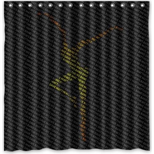 Dave Matthews Band Shower Curtain Waterproof Fabric Curtain For The Bathroom Polyester Bath Screen Shower Room Product 180x180cm