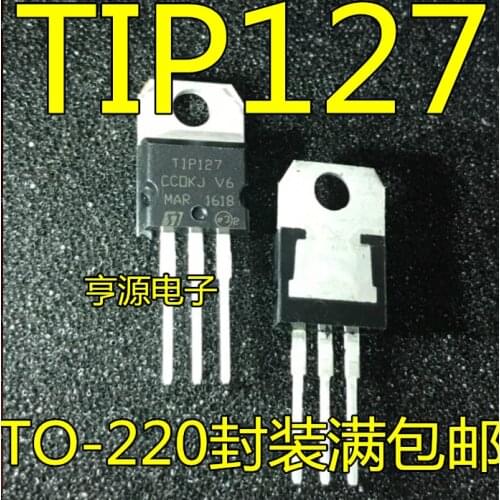 10pieces TIP127 TLP127 5A60-100V 65W TO-220