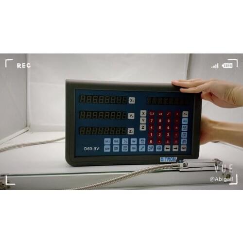 2/3 axis Digital Readout Dro with Resolution 1um 5um Optical Linear Scale for Lathe Milling Grinding Machine