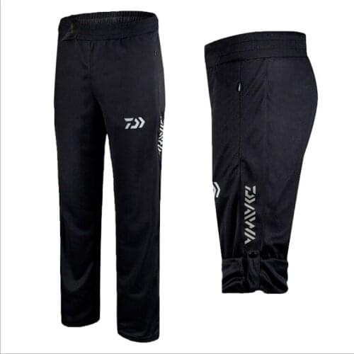 2021 Daiwa Fishing Pants Anti-UV Fisherman Trousers Outdoors Black Breathable Pants Fishing Trousers Quick-dry Fishing Pants