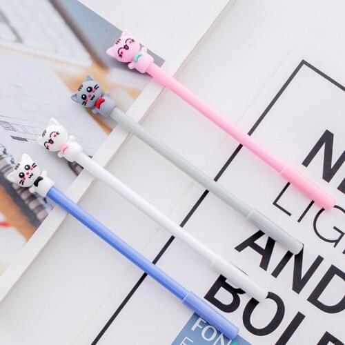 40 Pack Premium Black Ink Gel Pens Cute School Office Neutral Pens Supplies with Fine Writing Point (0.5mm)