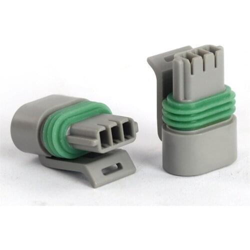Free Shipping 12162280 10SETS SAMPLE 3PIN DELPHI Connector Car Electrical Wire Connectors