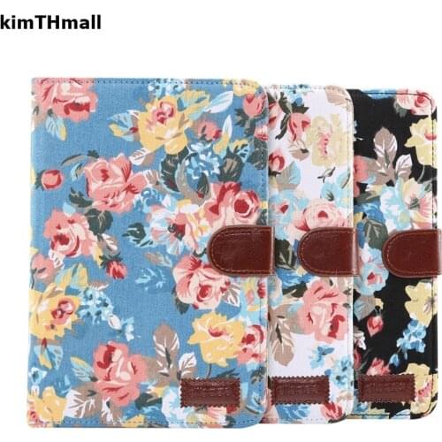 Case For Apple iPad mini 5 2019 case Wake up Sleep Smart leather Flower soft case for iPad mini 1 2 3 4 case 7.9 inch kimTHmall