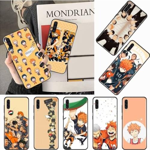 Japan Haikyuu volleyball Anime Phone Case For Samsung galaxy S 7 8 9 10 20 edge A 6 10 20 30 50 51 70 note 10 plus