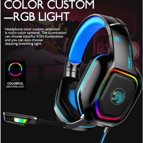 Joinrun PS4 Gaming Headphone 4D Stereo RGB Marquee Earphones Headset with Microphone for New Xbox One/Laptop/PC Tablet Gamer