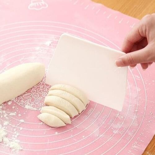 Baking tools cream cake chocolate cutting board small food grade trapezoid plastic scraper