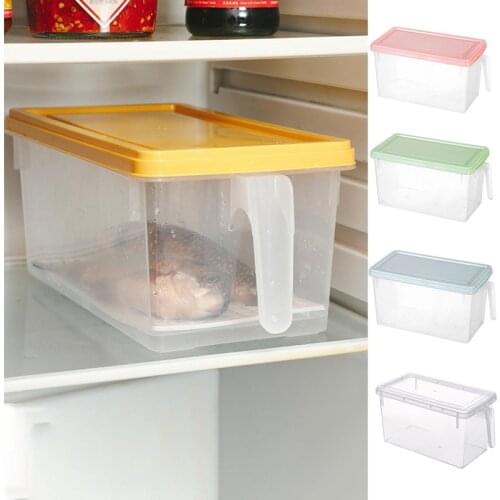 Kitchen Transparent PP Storage Box Grains Beans Storage Contain Sealed Home Organizer Food Container Refrigerator Storage Boxes