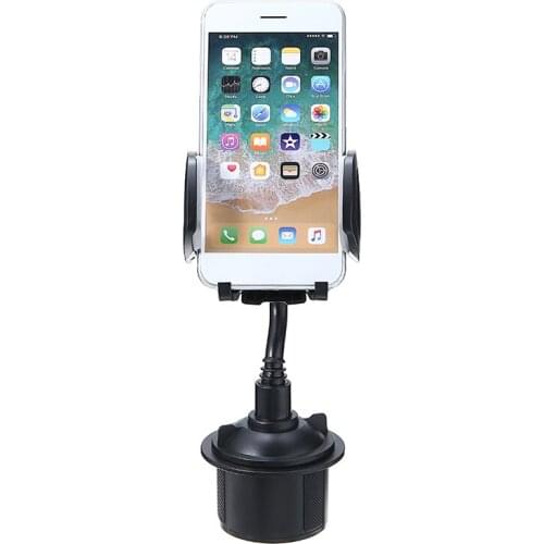 Mayitr Universal Adjustable Gooseneck Car Cup Mounting Mobile Phone Holder Stand Car Cup Holder Cellphone Mount Stand