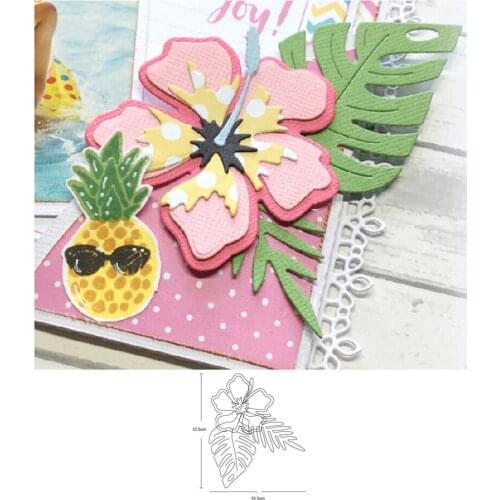 Big flower leaves Metal Cutting Dies Decorative Scrapbooking 2020 new Craft Die Cut Embossing Paper Cards cutter Stencils