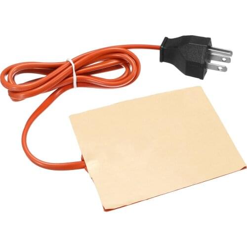 120W 250W 330W 110V Tank Heating Plate Oil Pan Sump Silicone Heating Pad Engine Block Hydraulic Tank Oil Pad /Mat With Plug