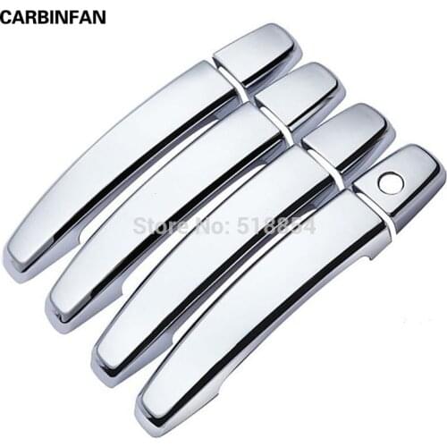 FIT FOR 2013 2014 2015 CHEVROLET TRAX TRACKER CHROME DOOR HANDLE COVER BOWL ACCESSORIES 8PCS/SET