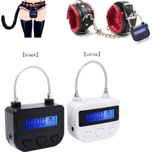 New Multipurpose Time Lock Padlock For Quit Smoking Stop Cell Phone Ankle Handcuffs Mouth Gag BDSM Bondage Adult Games Sex Toys