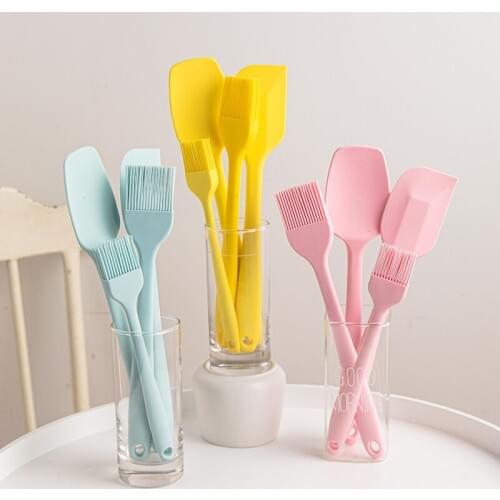 Cooking Silicone Spatula Blade set Food Grade Non Stick Butter Cookie Pastry Scraper Cake Baking Spatula Silicone Bakery Tools