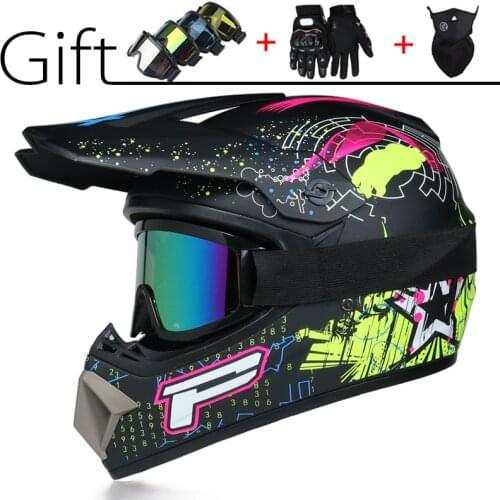 Send three professional motorcycle racing supplies motorcycle helmet cross country race helmet roll out of motorcycle