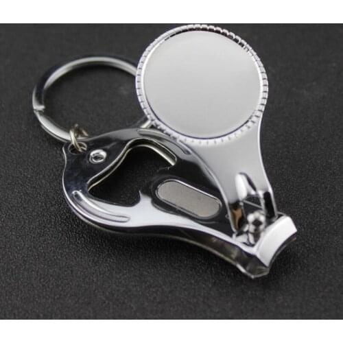 Personalized Party Guests' Souvenir Customized Wedding Favor Nail Clipper Bottle Wine Opener Keychain Gift With Box LX3632