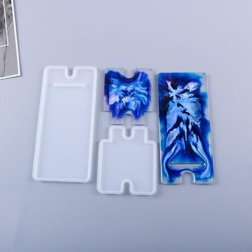 DIY Handmade Phone stand Resin Silicone Mold Epoxy Craft Molds DIY Not sticky Resin Crafting Mould For Resin