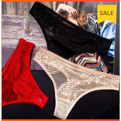 Transparent Lace Yoga Shorts Women Low-Waist Thongs Sexy Comfortable Thong Word T Triangle Womens Panties Underwear Intimates