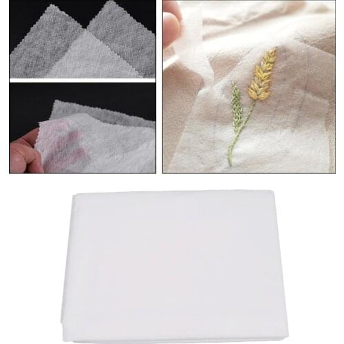 1Roll Shirt Transfers Paper Water Soluble Embroidery Stabilizer Backing Cross Stitch Supplies DIY Machine Embroidery Clothes